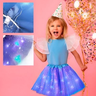 Saia brilhante com LED PRINCESS lp