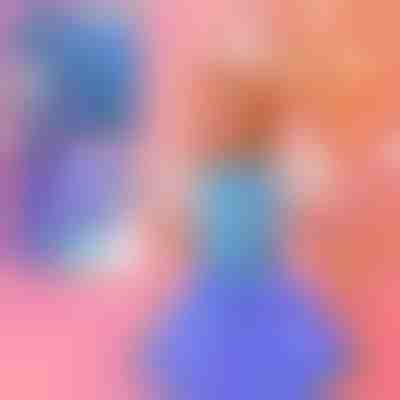 Saia brilhante com LED PRINCESS lp