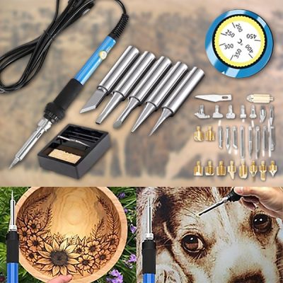 Conjunto de ferramentas profissionais para queima de madeira | PYROPEN