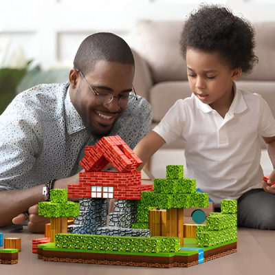 Cubos magnéticos minicraft (48 peças) | MAGCRAFTI